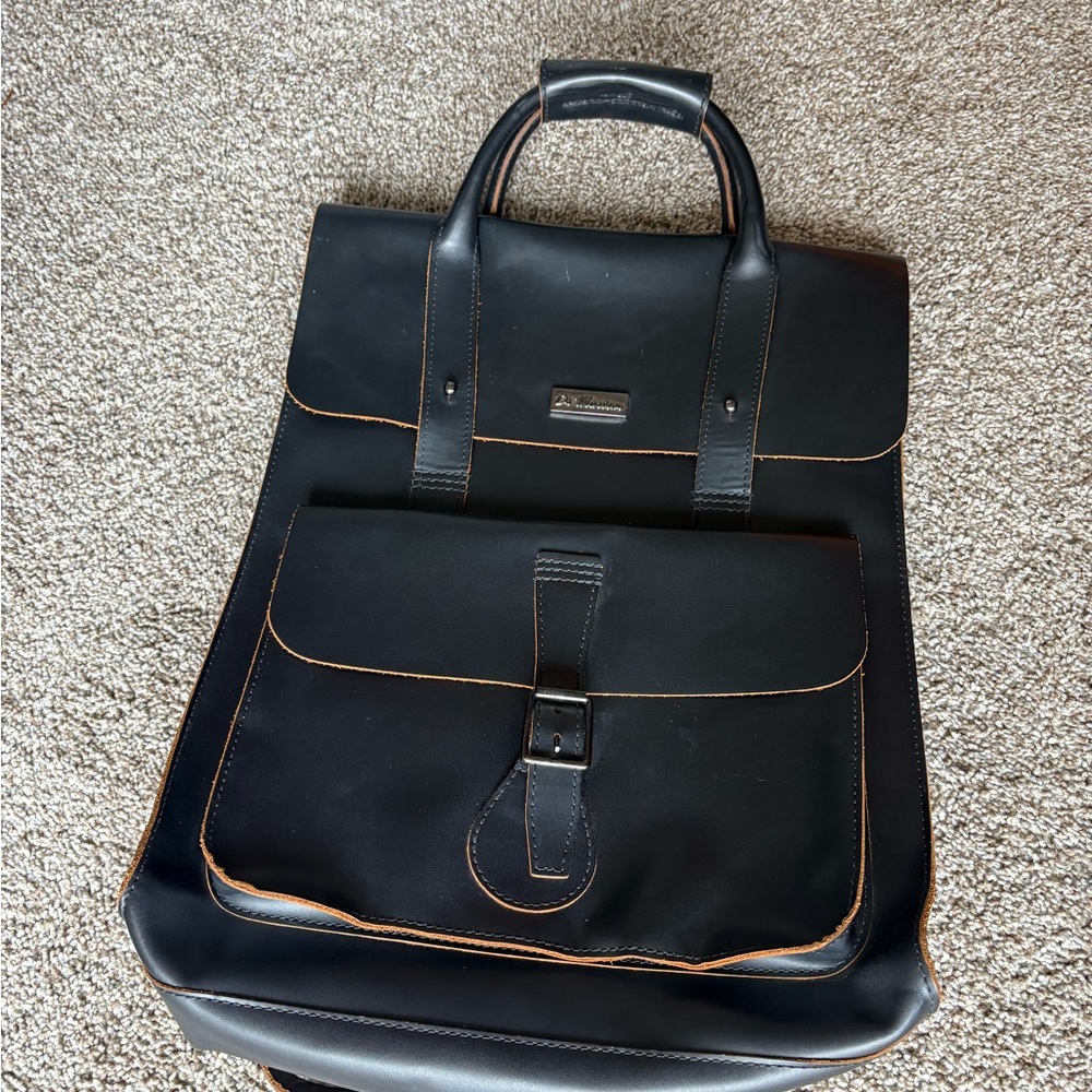 Dr. Martens Black and Brown Men's Backpack